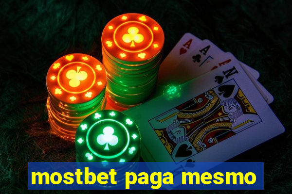 mostbet paga mesmo